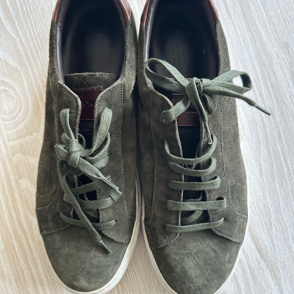 To Boot New York Green Suede Sneakers - Picture 4 of 5